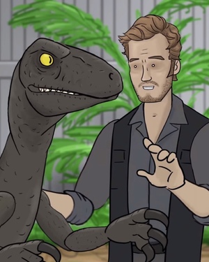 JURASSIC WORLD - Raptor Training Animated Parody