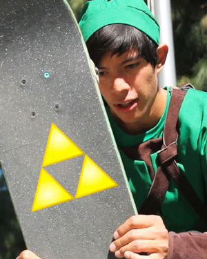 Legend of Zelda: The Skateboard of Time — Link Tears Up A Skatepark