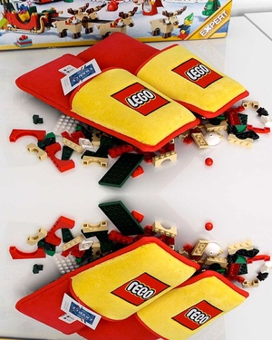 LEGO Creates Anti-LEGO Slippers to Prevent Pain of Stepping on LEGOs