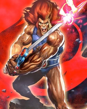 Lion-O Roars in THUNDERCATS Art by Dave Wilkins