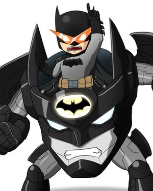 Little Batman in BatMech - 