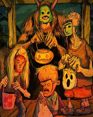 Macabre Horror Illustrations by David Hartman