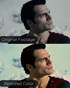 MAN OF STEEL Color Comparison Shows A Much Brighter Superman