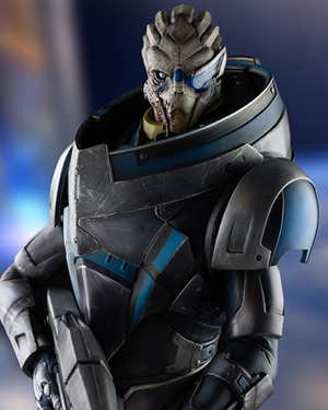 MASS EFFECT: Garrus Statue Reporting for Preorder