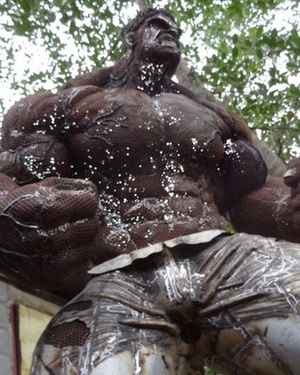 Massive Scrap Metal HULK Sculpture
