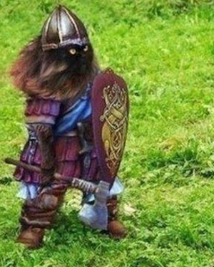 Medieval Battle Cat Warrior - Photoshop Humor