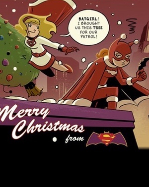 Merry Christmas from Batgirl and Supergirl - Comic Strips