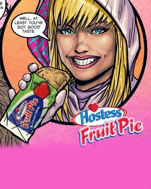 Modern Day Superhero Hostess Comic Book Promo Ads