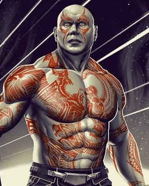 Mondo Poster for GUARDIANS OF THE GALAXY with Drax