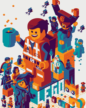 Mondo Poster for THE LEGO MOVIE
