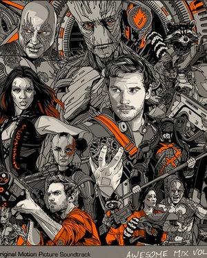 Mondo Reveals Art and Specs for GUARDIANS OF THE GALAXY Vinyl