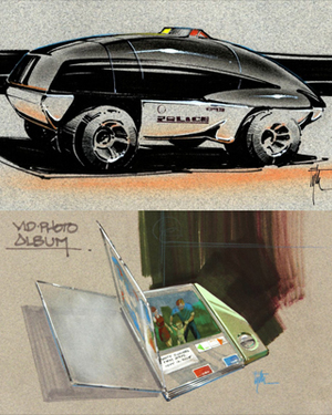 Never-Before-Seen BACK TO THE FUTURE PART II Concept Art