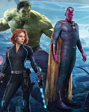 New Banner for AVENGERS: AGE OF ULTRON With Vision at the Center