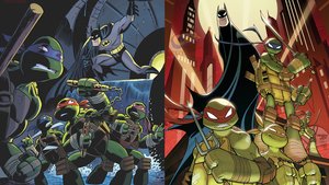 New Cover Art for the BATMAN: THE ANIMATED SERIES and TMNT Comic Crossover