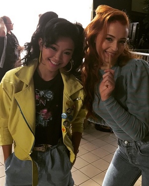 Official Photo of Jean Grey and Jubilee in X-MEN: APOCALYPSE