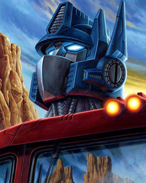 Optimus Prime and Megatron Portraits by Jason Edmiston