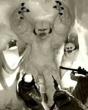 Photo of Deleted Wampa Attack Scene from EMPIRE STRIKES BACK