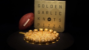 Pizza Hut is Offering Gold Covered Garlic Knots Pizzas For The Super Bowl