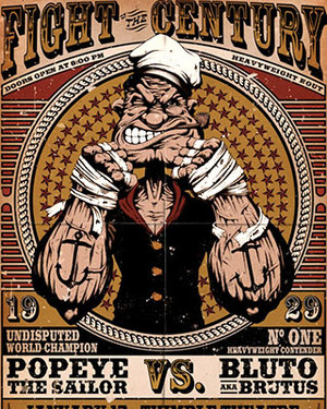 POPEYE Themed Art Show Will Blow You Down