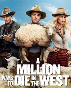 Poster for A MILLION WAYS TO DIE IN THE WEST