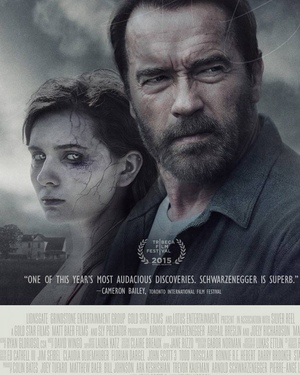 Poster for Zombie Drama MAGGIE Starring Arnold Schwarzenegger