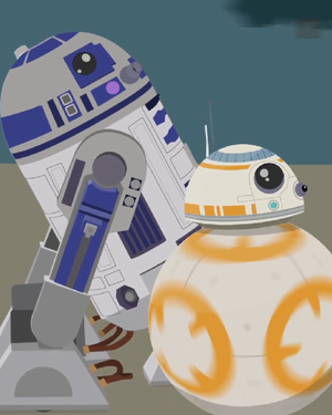 R2-D2 and BB-8 Hang Out in Fun STAR WARS Day Animated Video