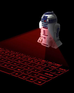 R2-D2 Infrared-Projecting Keyboard
