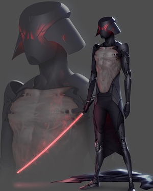 Radically Different Darth Vader Fan-Made Character Design