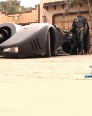 Real-Life Batman Patrols the Streets of San Diego in Batmobile