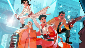 Rey, Finn, and Poe Fight Jar Jar Binks in Fan-Made Comic STAR WARS: EPISODE 7.5