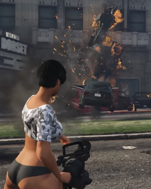 Ridiculous GTA Mod Features Guns That Shoot Cars Instead of Bullets
