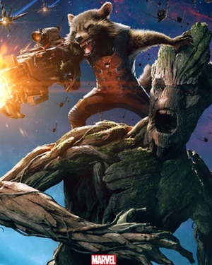 Rocket Raccoon and Groot get Their Own Poster for GUARDIANS OF THE GALAXY