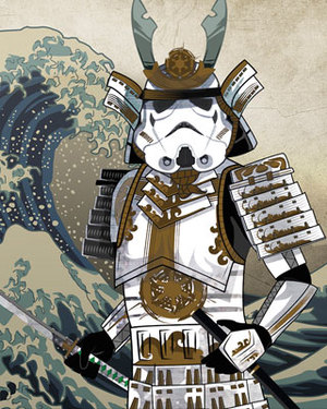 Samurai Stormtrooper Art by Alessandro Uggeri