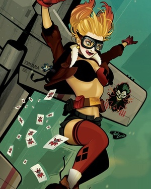 Scatch 'n Sniff Harley Quinn Cover Art Set