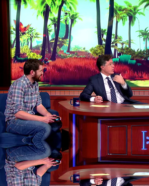 NO MAN'S SKY Creator Sean Murray Proves to Colbert that He Is God