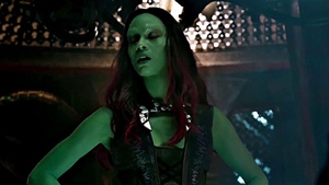 Set Photos of Zoe Saldana as Gamora From GUARDIANS OF THE GALAXY VOL. 2