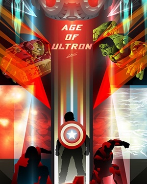 Slick AVENGERS: AGE OF ULTRON Poster Art by Chris Middleton
