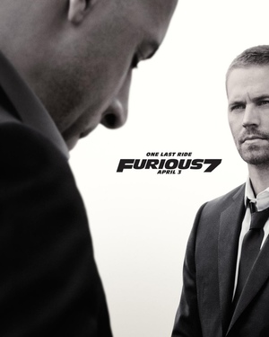 Somber Poster for FURIOUS 7 - “One Last Ride”