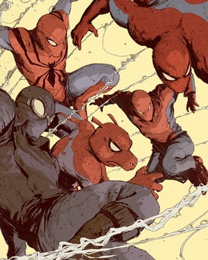 Spectacular SPIDER-VERSE Team Up Variant Art by Dave Rapoza