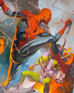 Spider-Man and Wolverine Art by Chris Stevens