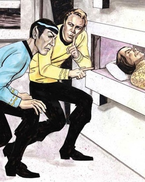STAR TREK - Fun With Kirk and Spock Parody Book Illustrations