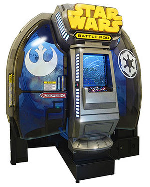 STAR WARS BATTLE POD — Video of Immersive Arcade Game