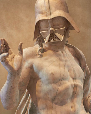 STAR WARS Characters as 3D Versions of Ancient Greek Statues