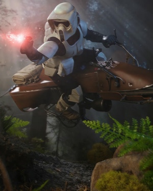 STAR WARS Scout Trooper and Speeder Bike Action Figure Review - Sideshow Collectibles