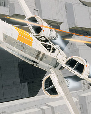 STAR WARS: EPISODE VII — Leaked Photo of Black and Chrome X-Wing