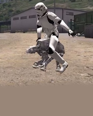 Stormtrooper Rides a Little AT-AT in Cool STAR WARS Arma 3 Mod