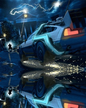 Striking BACK TO THE FUTURE Art Prints from Mondo and Hero Complex