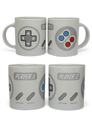 Super Nintendo Themed Mug Set
