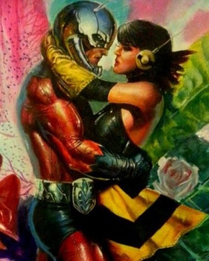 Superheroes in Love Art Series by Rudy Ao