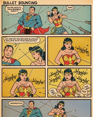 Superman and Wonder Woman Discuss 